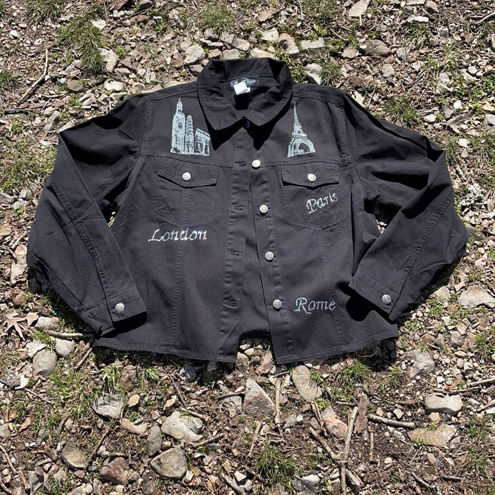L Rhinestone Jacket